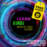 Hindi Parallel Audio - Learn Hindi with 1042 Random Phrases using Parallel Audio - Volume 1&2