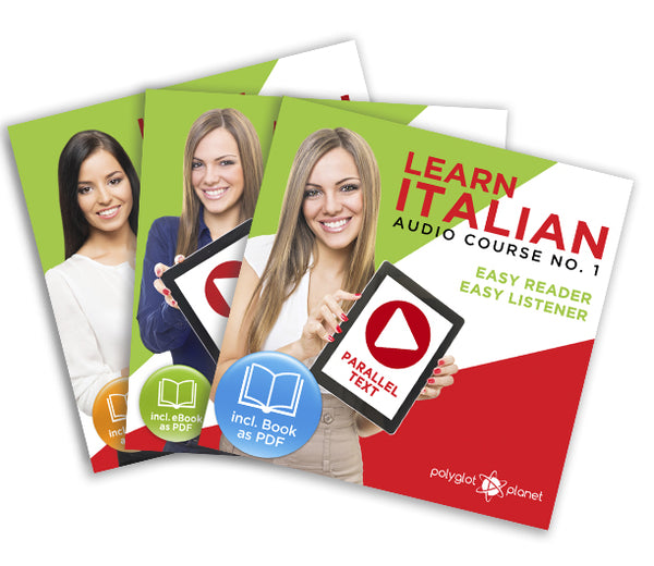 Learn Italian  - Complete Audio-Course [No. 1, 2 & 3] Easy Reader | Easy Listener